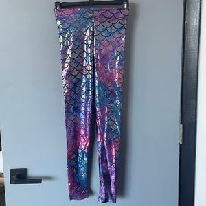 Blackmilk rainbow mermaid leggings